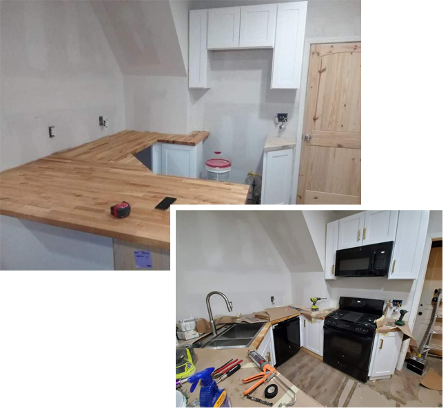Residential construction by Nathaniel's Construction 